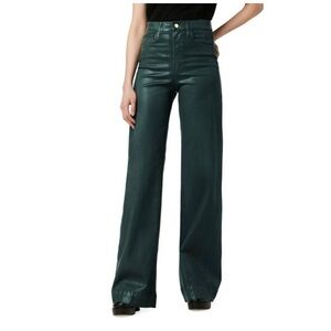 Joe's Jeans The MIA Coated High Rise Wide Leg Jeans Size 25